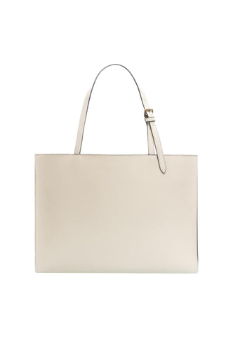 TWINSET Borsa Shopper Traforata Avorio 231TD8170 - Sandrini Calzature e Abbigliamento