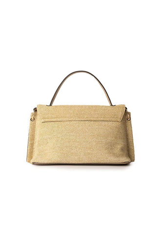 TWINSET Borsa Top Handle Beige Canapa 231TD8380 - Sandrini Calzature e Abbigliamento