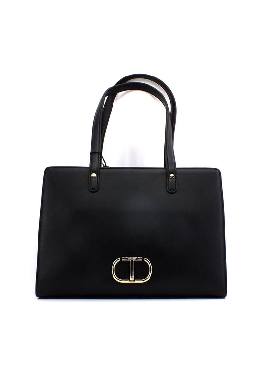 TWINSET Borsa Top Handle Nero 231TB7252 - Sandrini Calzature e Abbigliamento