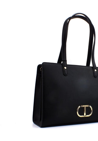 TWINSET Borsa Top Handle Nero 231TB7252 - Sandrini Calzature e Abbigliamento
