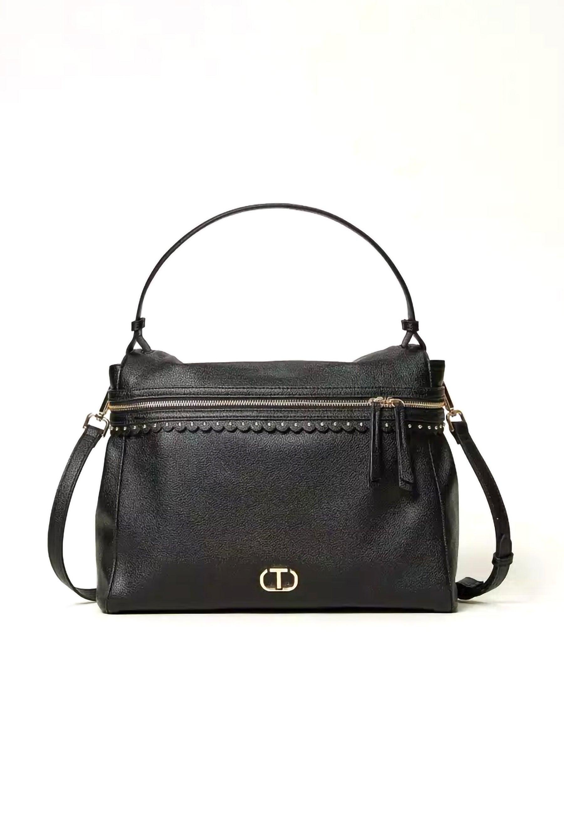 TWINSET Borsa Top Handle Nero 232TB7120 - Sandrini Calzature e Abbigliamento