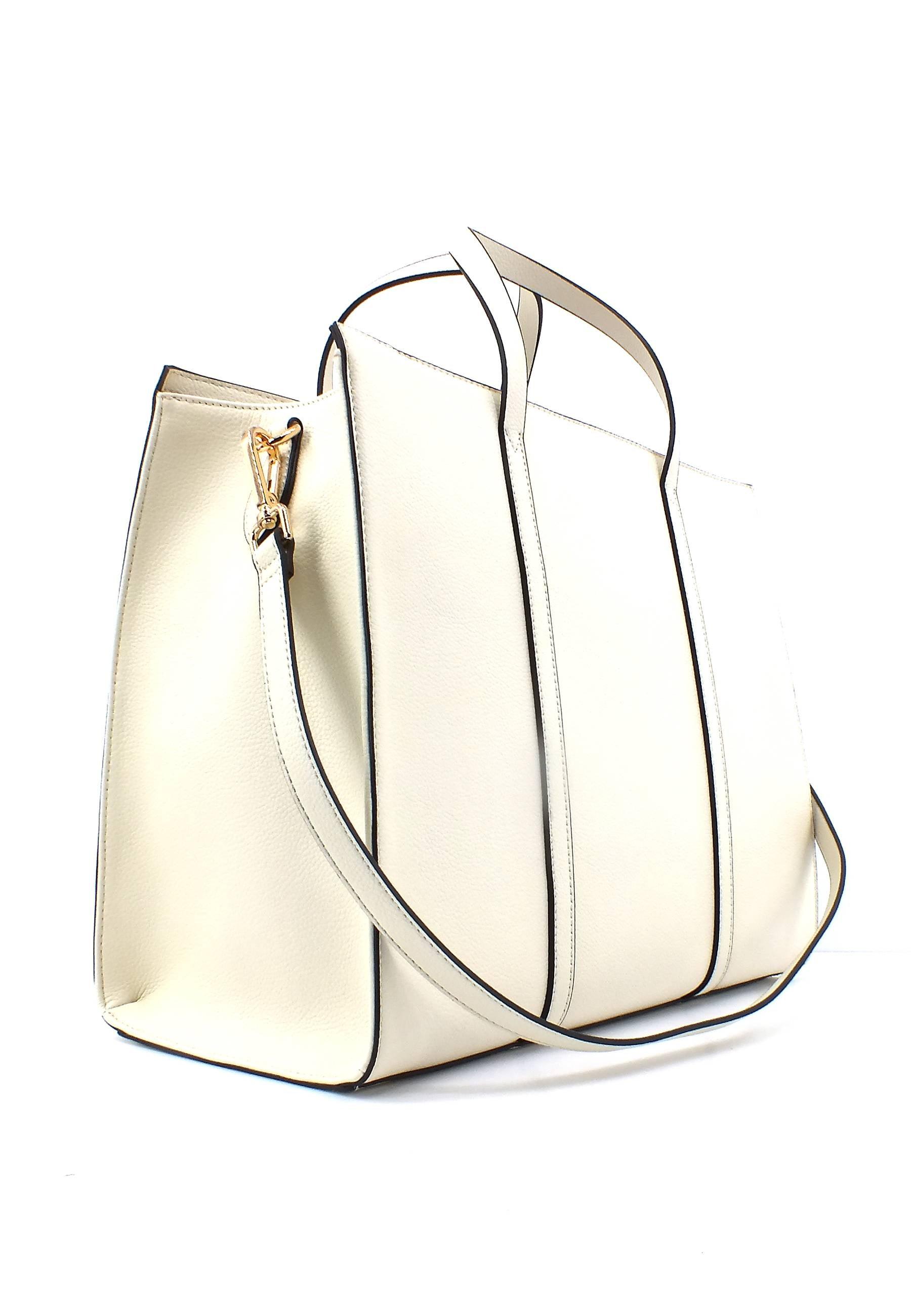 TWINSET Borsa Tote Avorio 231TB709B - Sandrini Calzature e Abbigliamento
