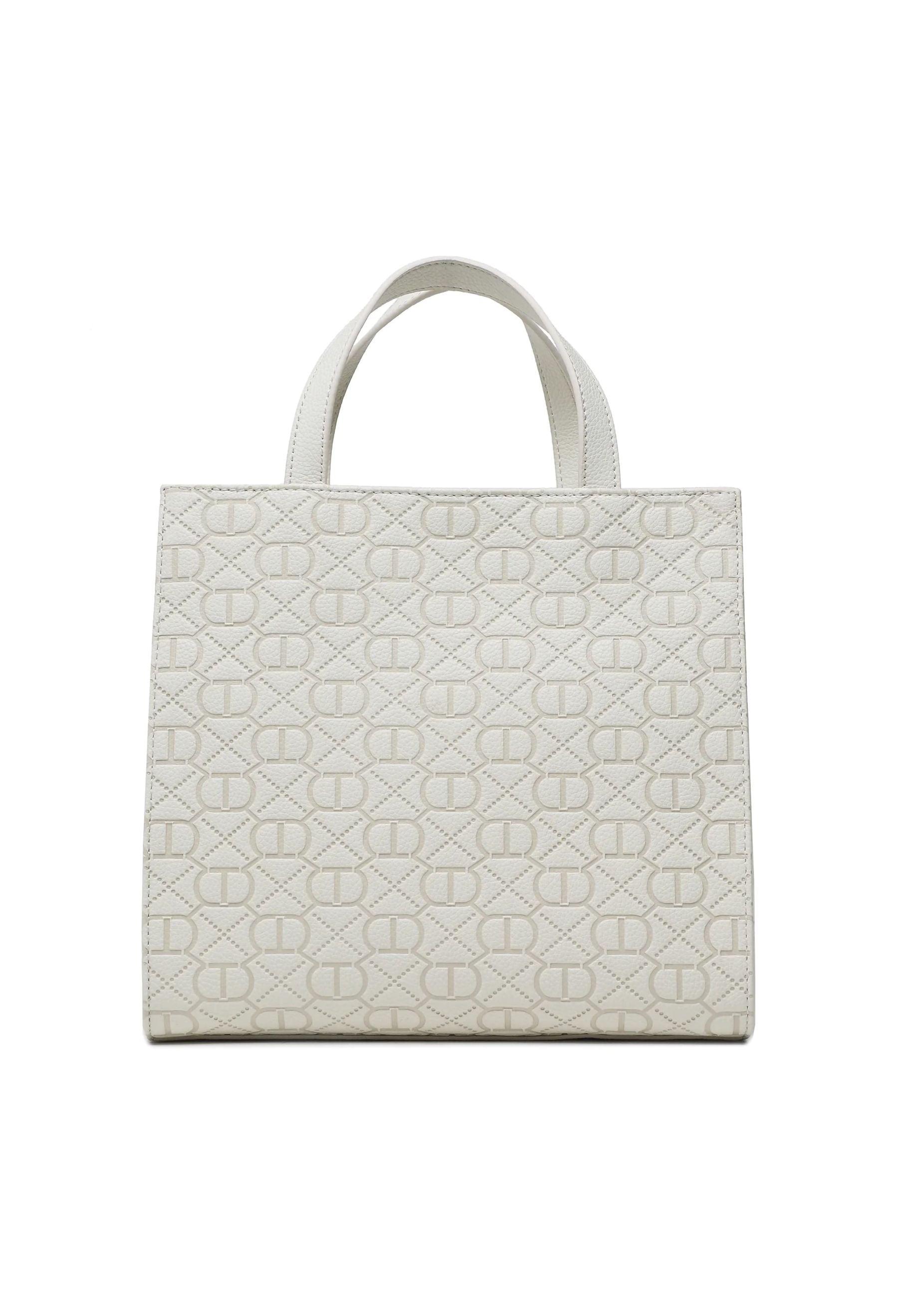 TWINSET Borsa Tote Avorio 231TB711B - Sandrini Calzature e Abbigliamento