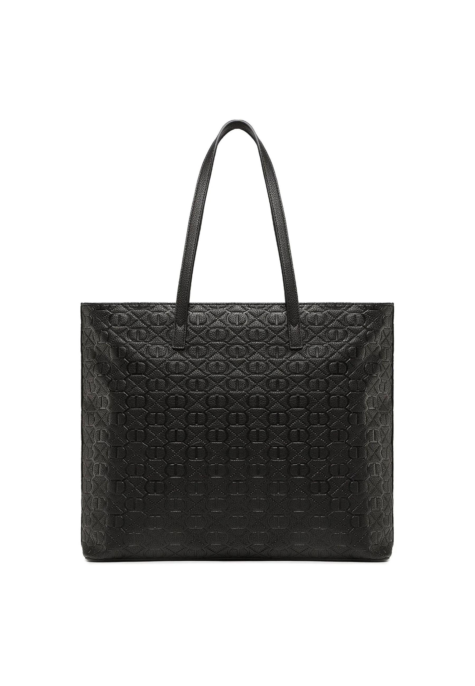 TWINSET Borsa Tote Black 231TB711E - Sandrini Calzature e Abbigliamento