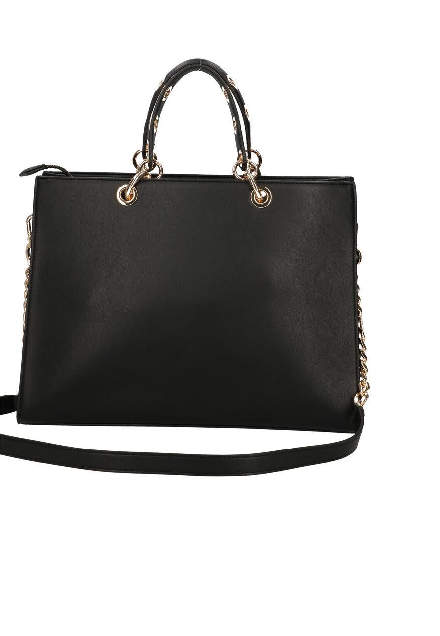 TWINSET Borsa Tote Logo Nero 222TD8220 - Sandrini Calzature e Abbigliamento