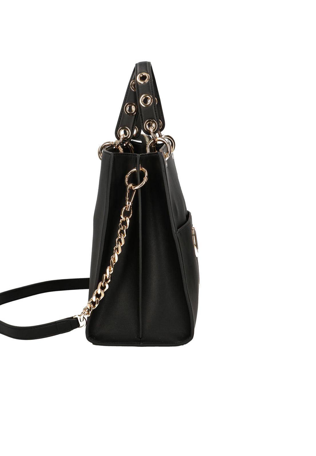 TWINSET Borsa Tote Logo Nero 222TD8220 - Sandrini Calzature e Abbigliamento
