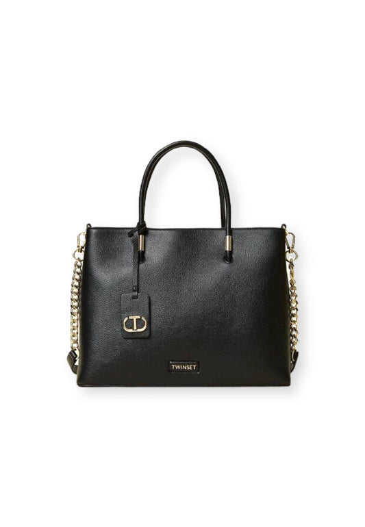 TWINSET Borsa Tote Nero 222TD8320 - Sandrini Calzature e Abbigliamento