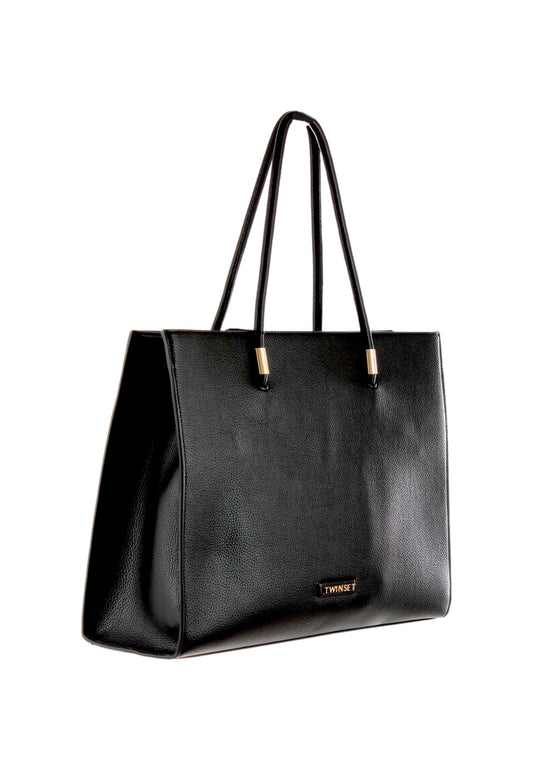 TWINSET Borsa Tote Nero 232TD8282 - Sandrini Calzature e Abbigliamento