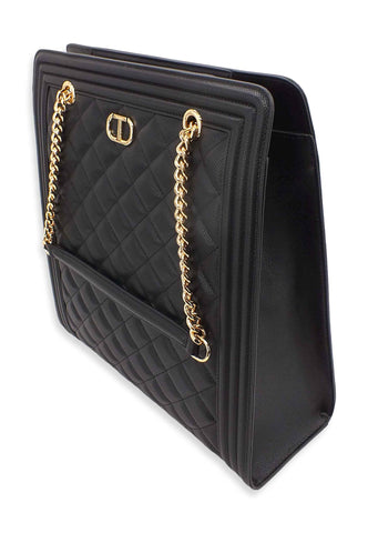 TWINSET Borsa Tote Quilted Nero 222TD8143 - Sandrini Calzature e Abbigliamento