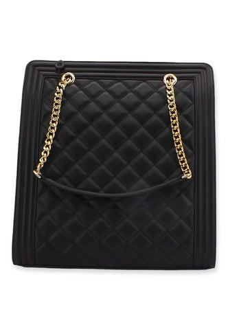 TWINSET Borsa Tote Quilted Nero 222TD8143 - Sandrini Calzature e Abbigliamento