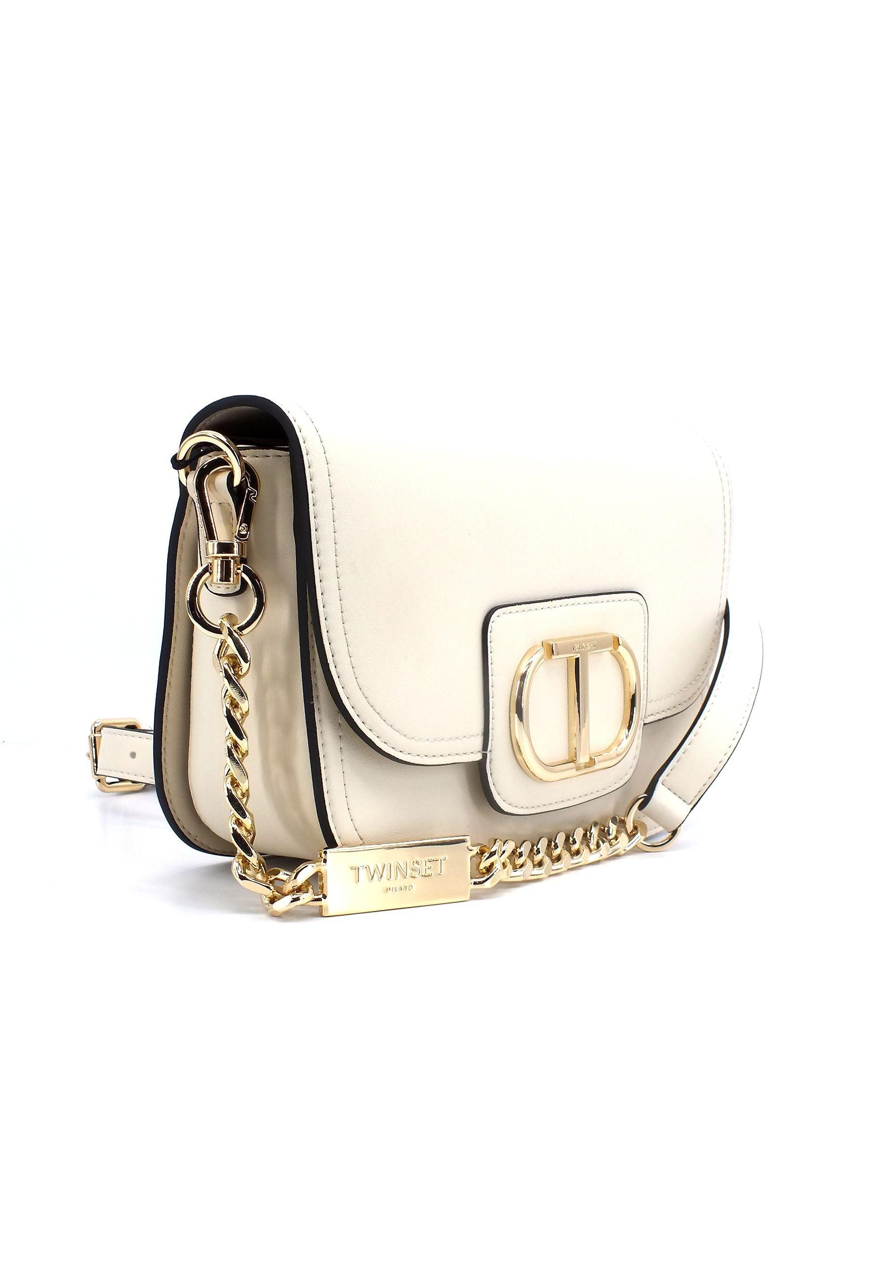 TWINSET Borsa Tracolla Avorio 231TB7250 - Sandrini Calzature e Abbigliamento