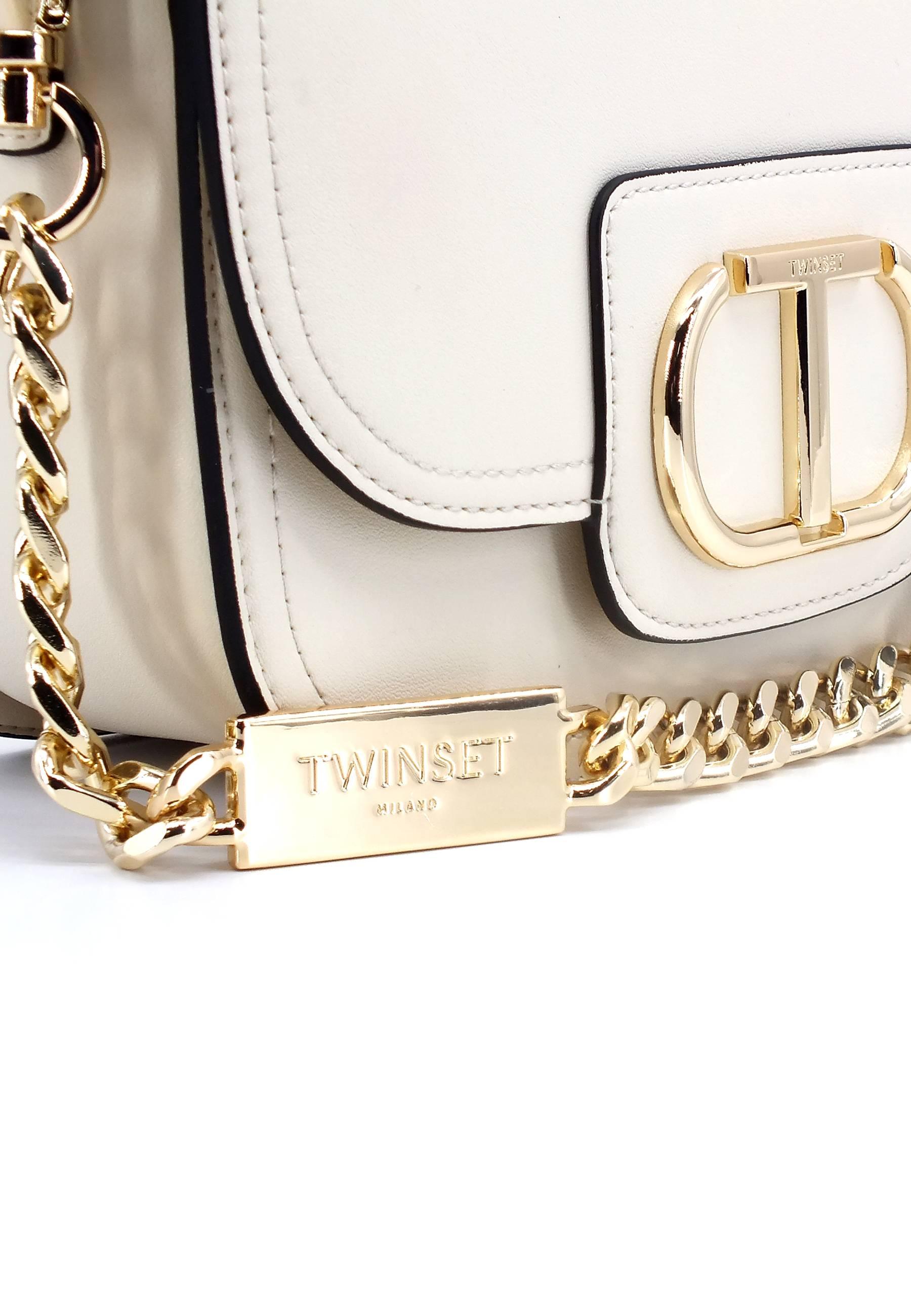 TWINSET Borsa Tracolla Avorio 231TB7250 - Sandrini Calzature e Abbigliamento