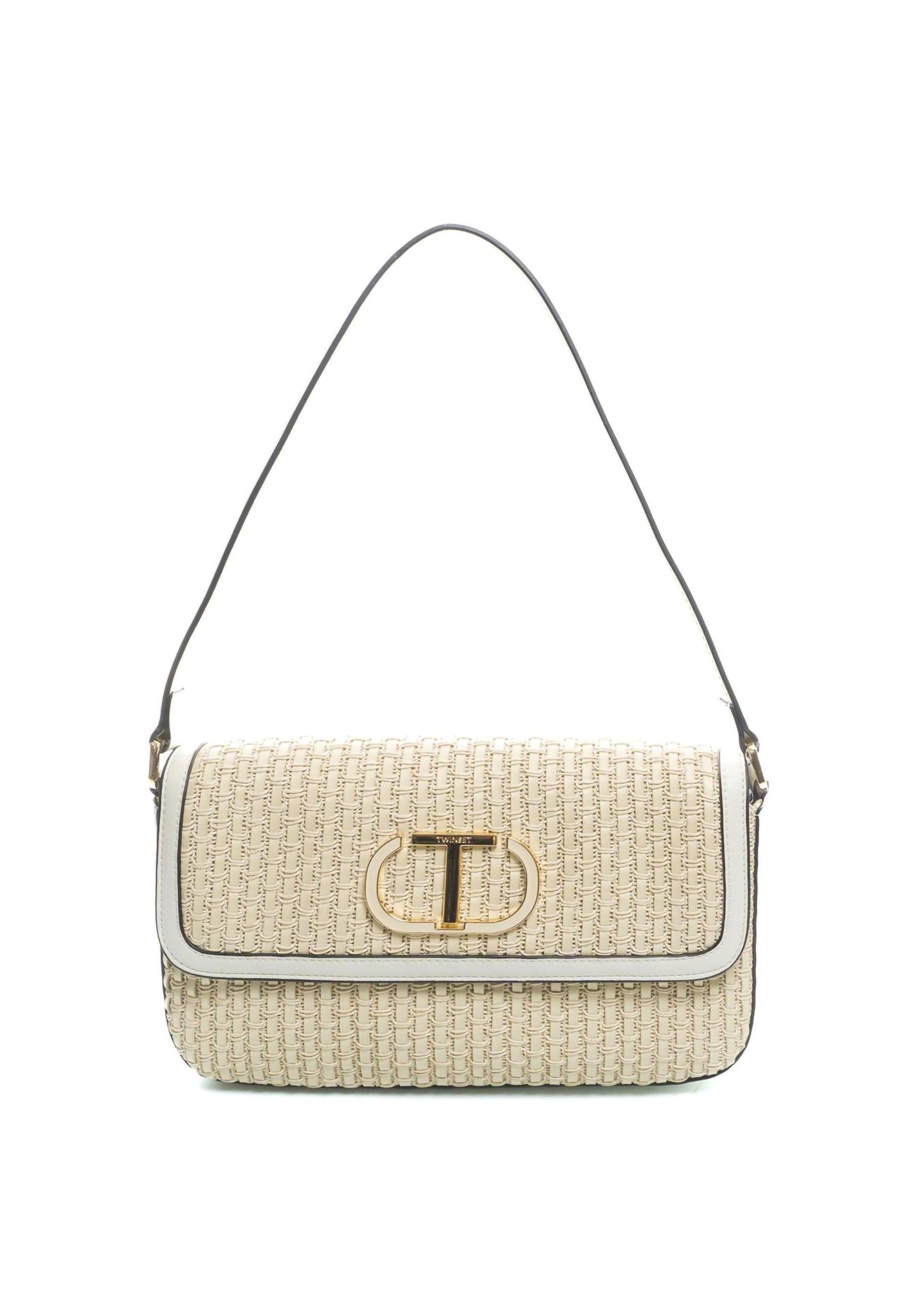 TWINSET Borsa Tracolla Avorio Beige 231TD8372 - Sandrini Calzature e Abbigliamento