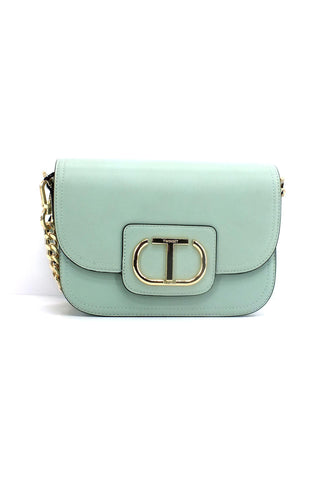 TWINSET Borsa Tracolla Azzurro Agave 231TB7250 - Sandrini Calzature e Abbigliamento