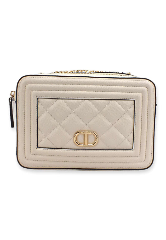TWINSET Borsa Tracolla Bianco Neve 222TD8142 - Sandrini Calzature e Abbigliamento