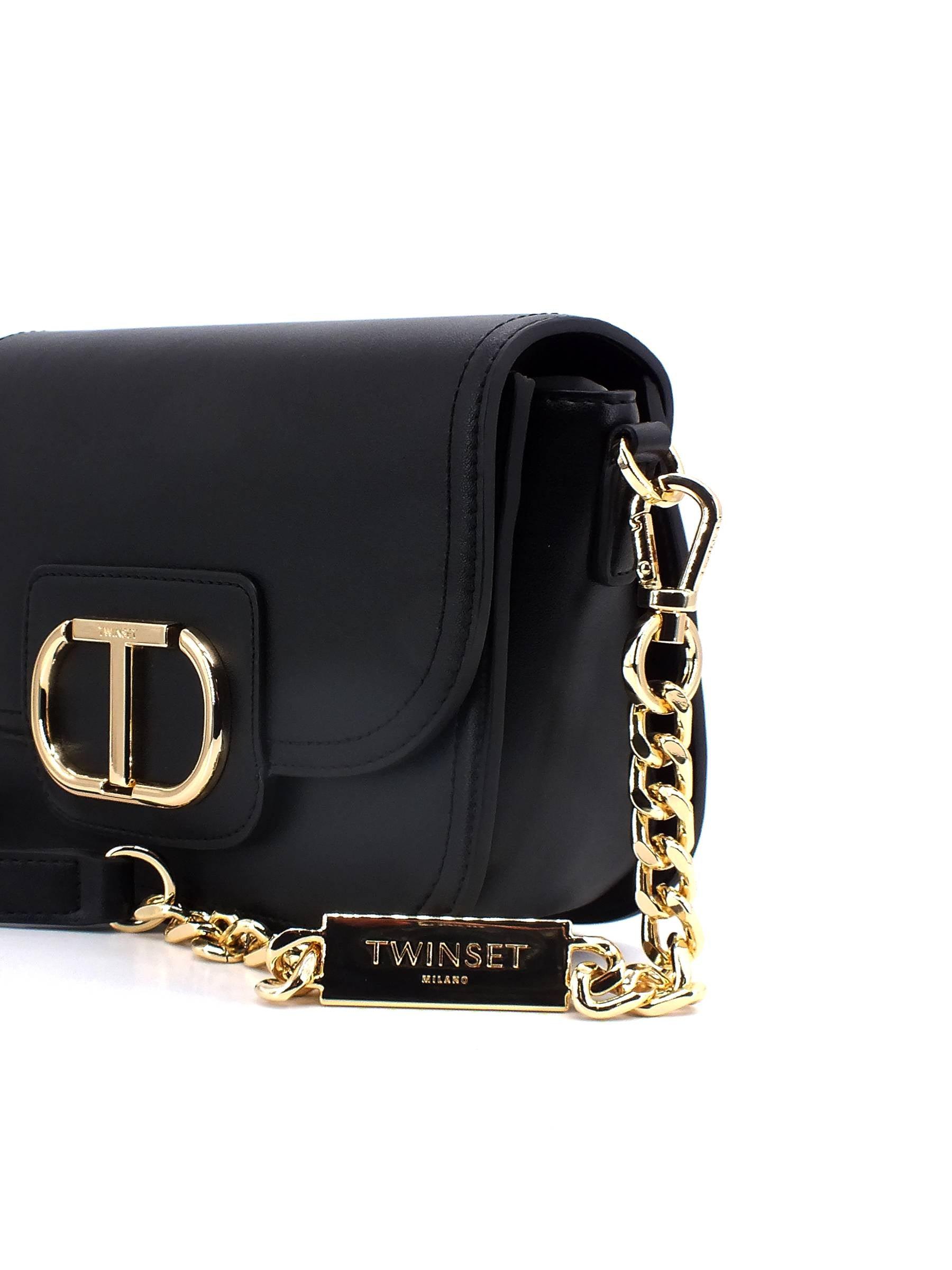 TWINSET Borsa Tracolla Black 231TB7250 - Sandrini Calzature e Abbigliamento