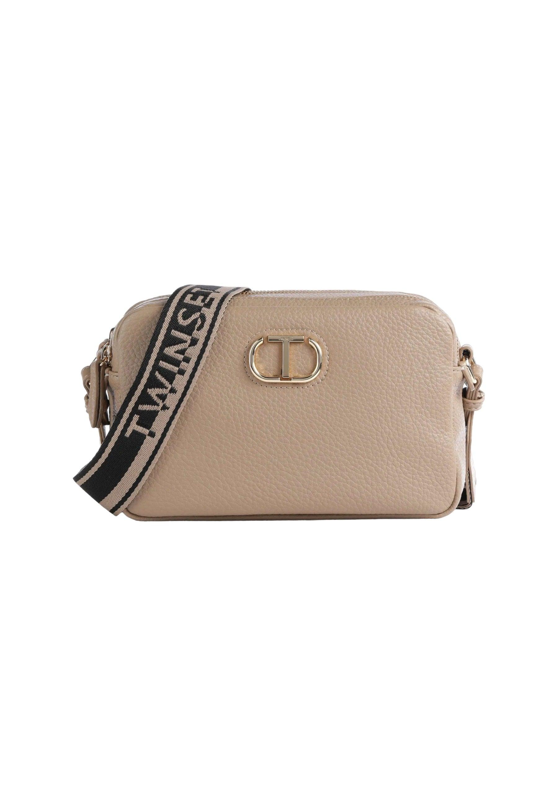 TWINSET Borsa Tracolla Camera Bag Light Taupe 232TB7240 - Sandrini Calzature e Abbigliamento