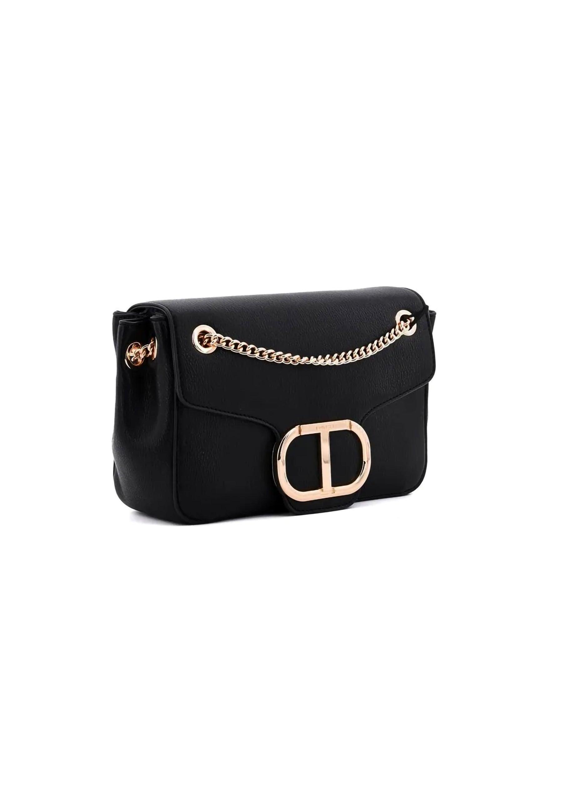 TWINSET Borsa Tracolla Flap Nero 231TB7061 - Sandrini Calzature e Abbigliamento