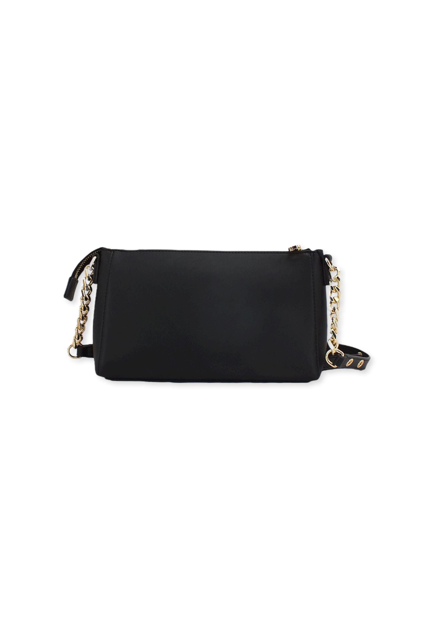 TWINSET Borsa Tracolla Logo Nero 222TD8226 - Sandrini Calzature e Abbigliamento