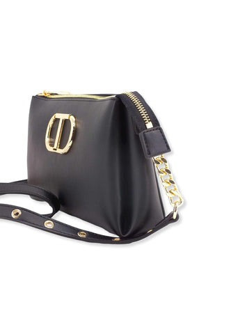 TWINSET Borsa Tracolla Logo Nero 222TD8226 - Sandrini Calzature e Abbigliamento