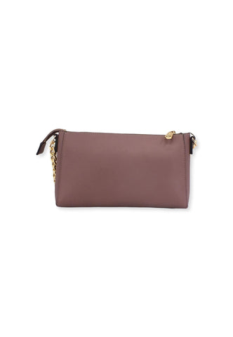 TWINSET Borsa Tracolla Logo Rosa Terra Del Deserto 222TD8226 - Sandrini Calzature e Abbigliamento