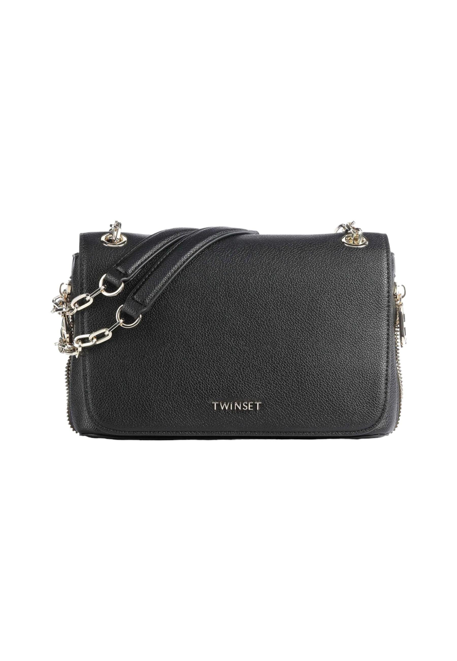TWINSET Borsa Tracolla Nero 232TB7059 - Sandrini Calzature e Abbigliamento