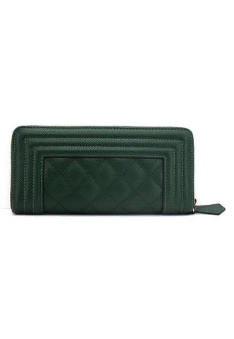 TWINSET Portafoglio Donna Verde Scuro 222TD8144 - Sandrini Calzature e Abbigliamento