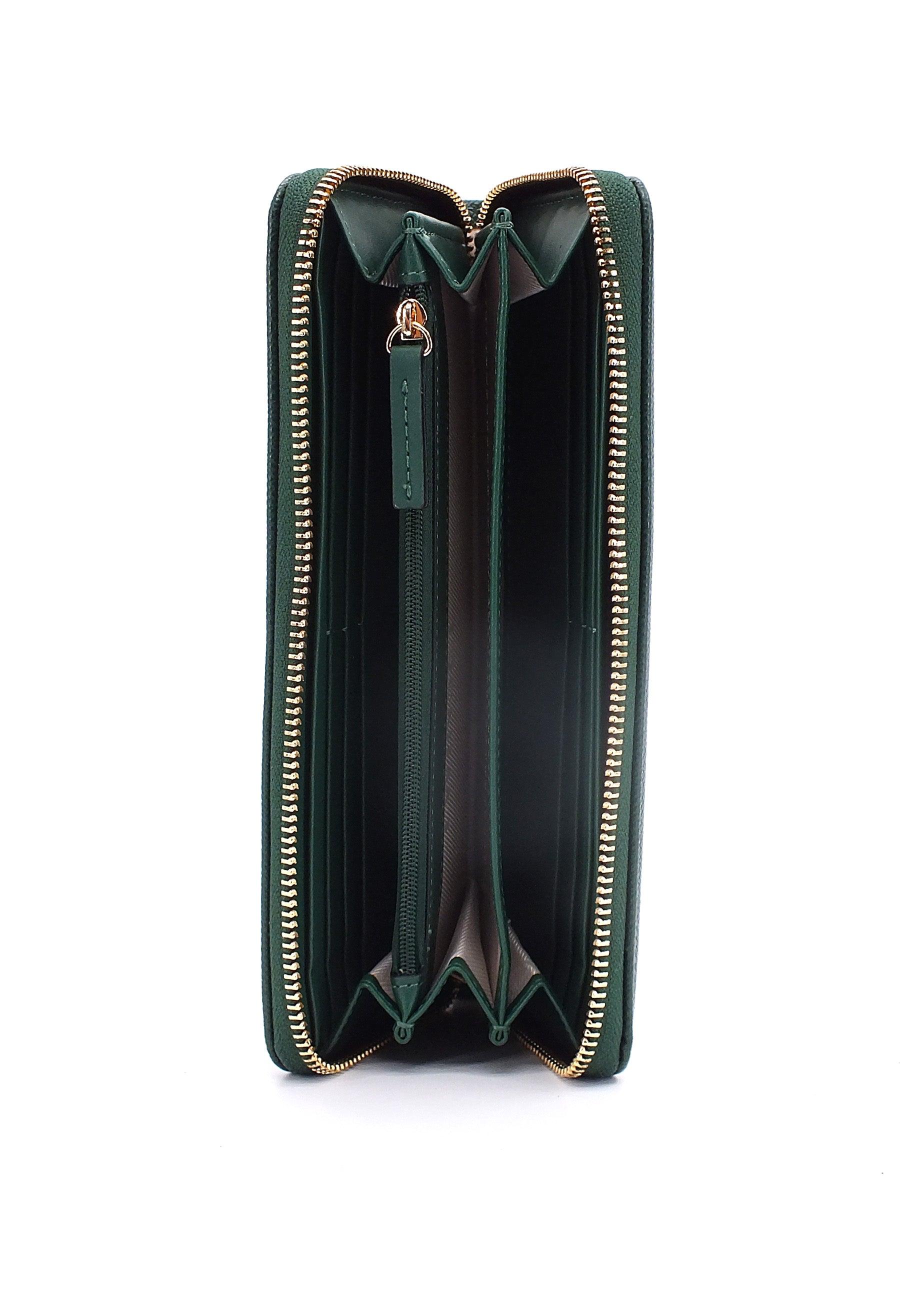 TWINSET Portafoglio Donna Verde Scuro 222TD8144 - Sandrini Calzature e Abbigliamento