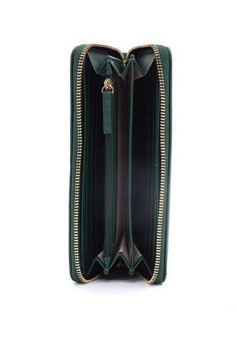 TWINSET Portafoglio Donna Verde Scuro 222TD8144 - Sandrini Calzature e Abbigliamento