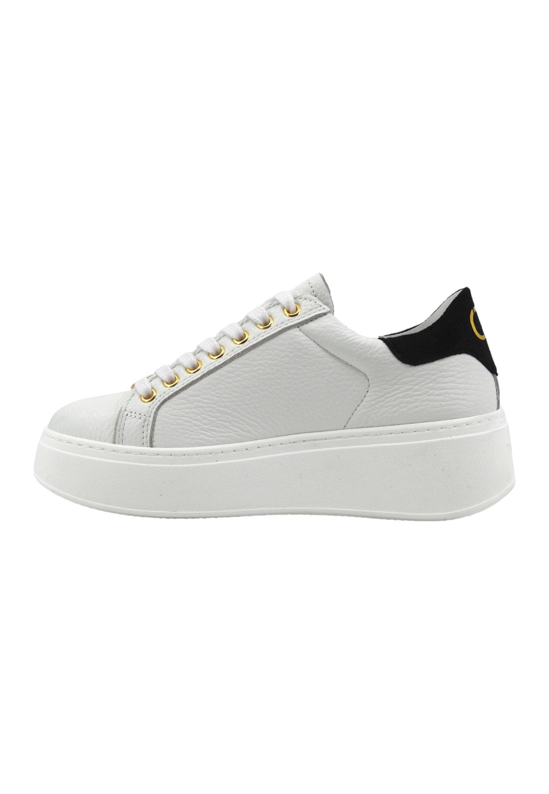 TWINSET Sneaker Donna Bianco Ottico Nero 241TCT094 - Sandrini Calzature e Abbigliamento