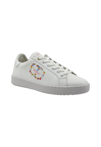 TWINSET Sneaker Donna Flower Bianco Ottico 241TC046 - Sandrini Calzature e Abbigliamento