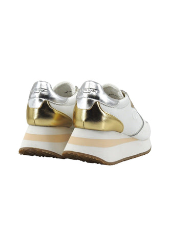 TWINSET Sneaker Donna Platform Multi Bianco Ottico Gold Silver 241TC080 - Sandrini Calzature e Abbigliamento