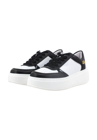 TWINSET Sneaker Platform Donna Bianco Ottico Nero 232TCT180 - Sandrini Calzature e Abbigliamento