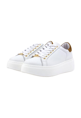 TWINSET Sneaker Platform Donna Bianco Ottico Pecan 232TCT190 - Sandrini Calzature e Abbigliamento