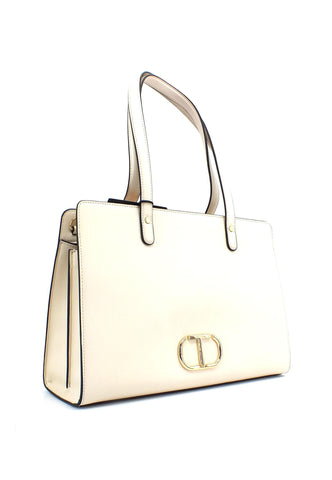 TWINSET Top Handle Borsa Avorio 231TB7252 - Sandrini Calzature e Abbigliamento