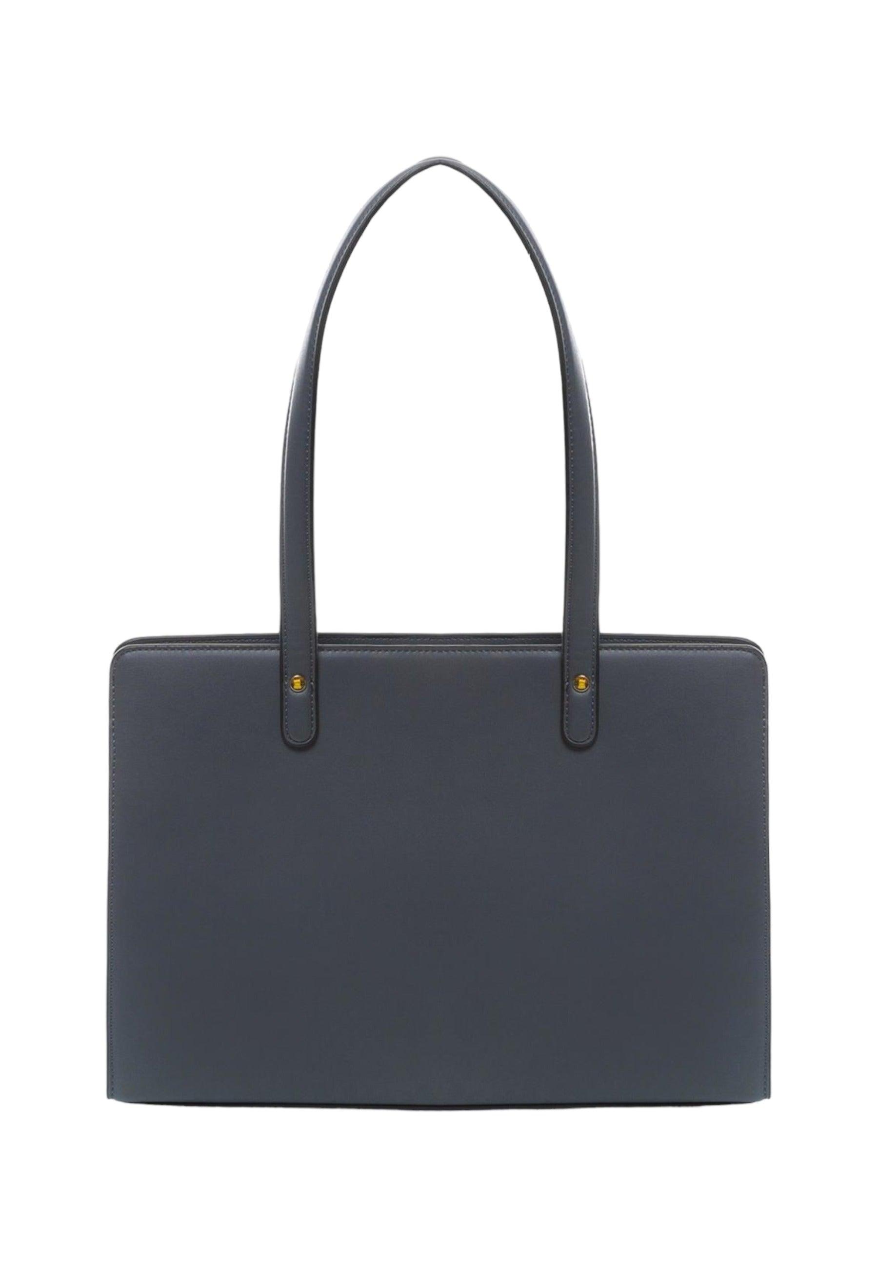 TWINSET Top Handle Borsa Rigida Blue Grey 232TB7070 - Sandrini Calzature e Abbigliamento