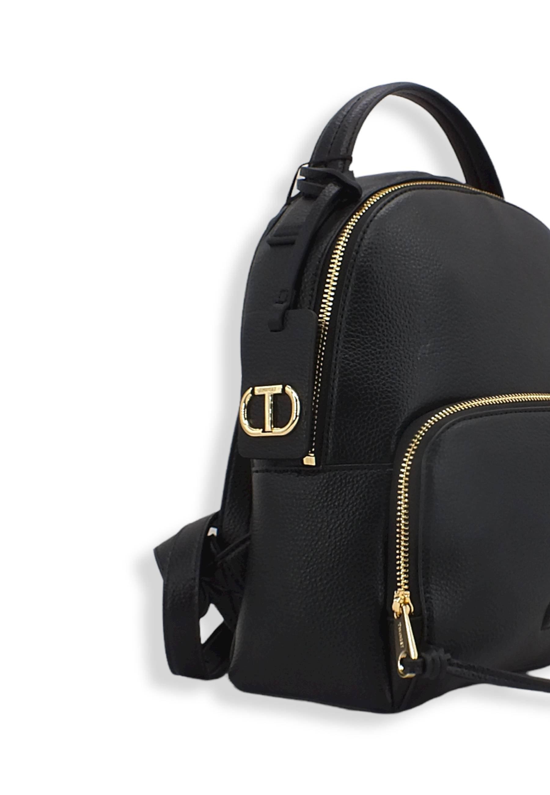 TWINSET Zaino Backpack Nero 222TD8323 - Sandrini Calzature e Abbigliamento