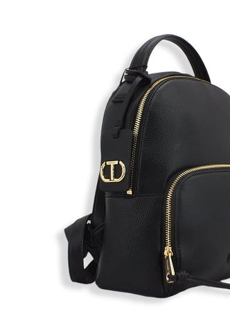 TWINSET Zaino Backpack Nero 222TD8323 - Sandrini Calzature e Abbigliamento