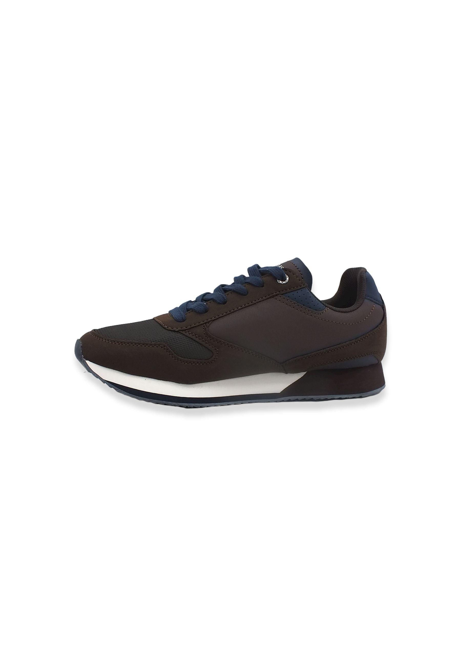 U.S. POLO ASS. Sneaker Running Uomo Dark Brown NOBIL003B - Sandrini Calzature e Abbigliamento