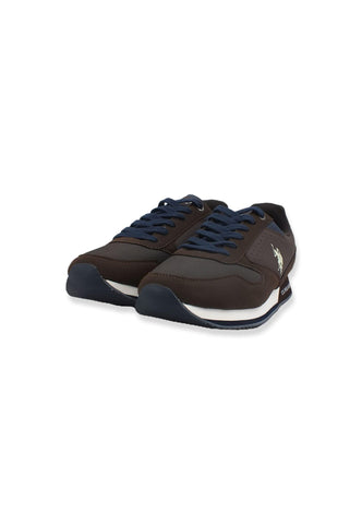 U.S. POLO ASS. Sneaker Running Uomo Dark Brown NOBIL003B - Sandrini Calzature e Abbigliamento