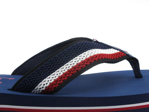 U.S. POLO ASSN. Ciabatta Infradito Mesh Tessuto Blu - Sandrini Calzature e Abbigliamento