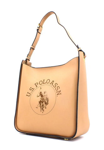 U.S. POLO ASSN. Durango Borsa Hobo Beige BEUD55873WVP502 - Sandrini Calzature e Abbigliamento