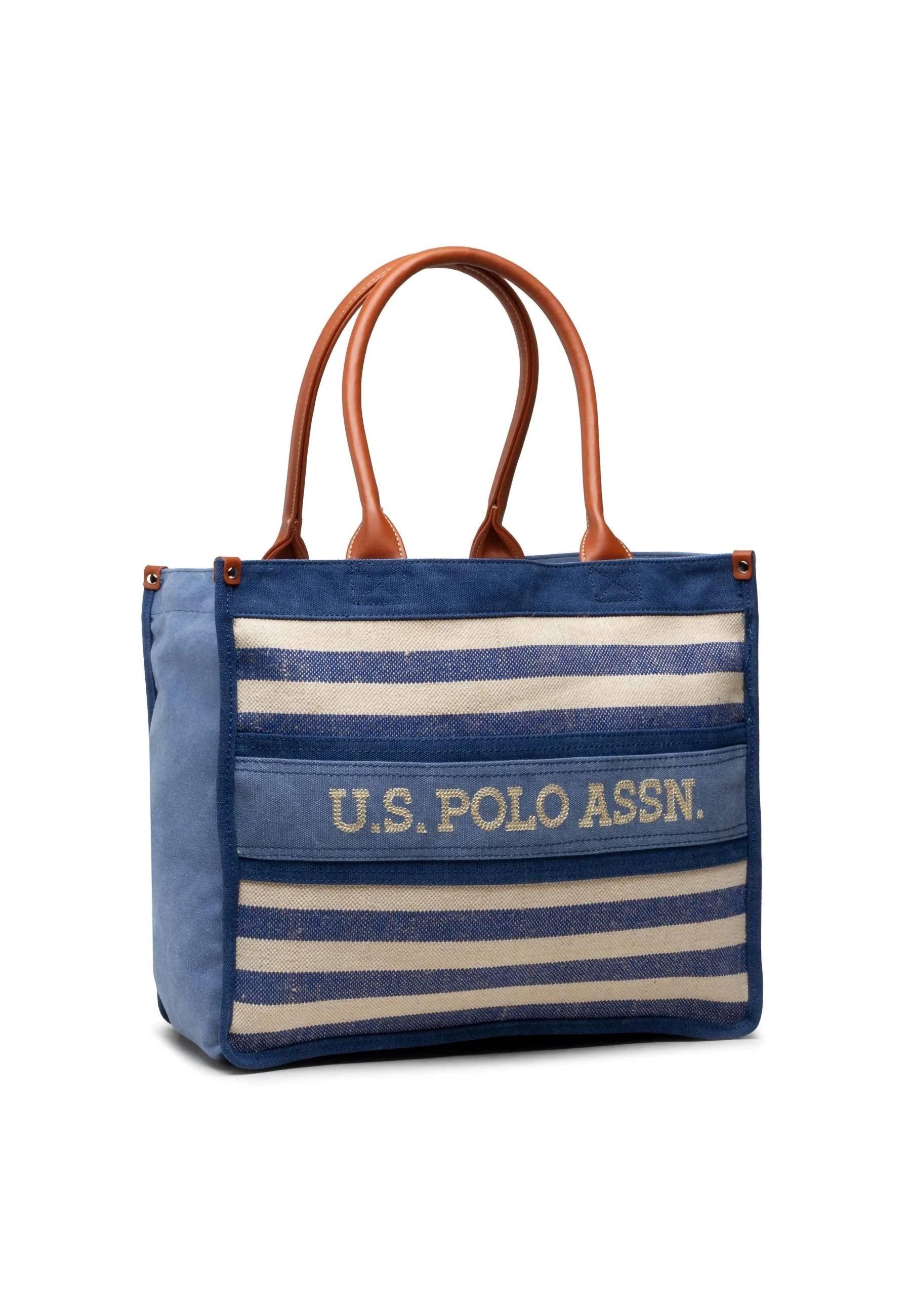 U.S. POLO ASSN. El Dorado Borsa Shopping Blue BEUDD5386WUP200 - Sandrini Calzature e Abbigliamento