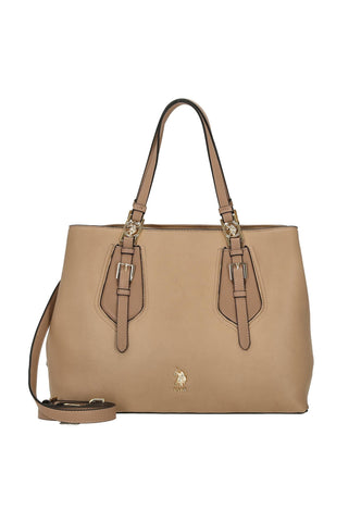 U.S. POLO ASSN. Forest Double Borsa Beige BEUTU5721WIP502 - Sandrini Calzature e Abbigliamento
