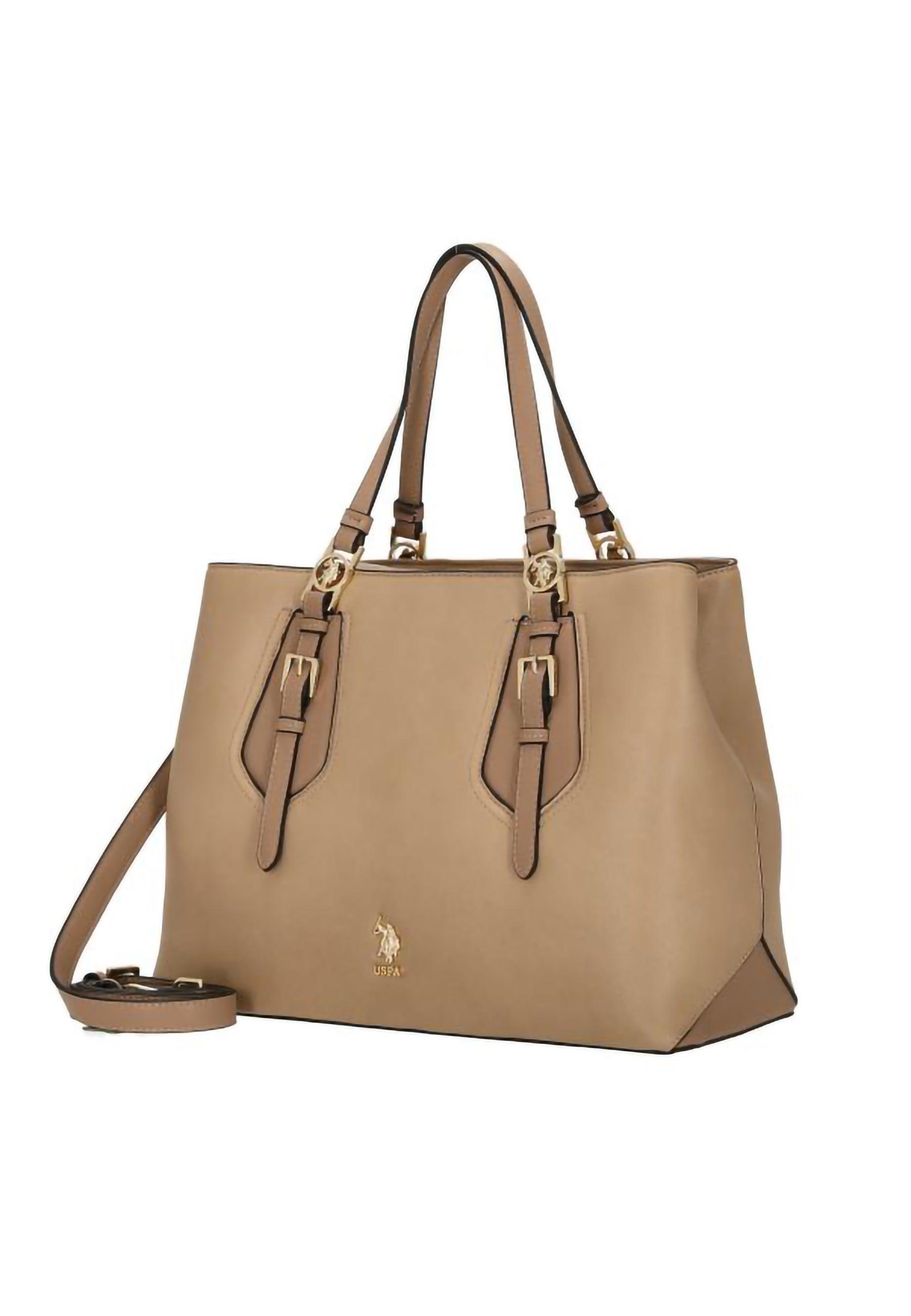 U.S. POLO ASSN. Forest Double Borsa Beige BEUTU5721WIP502 - Sandrini Calzature e Abbigliamento