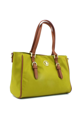 U.S. POLO ASSN. Houston Borsa Green Tan BIUHU6060WIPG07 - Sandrini Calzature e Abbigliamento