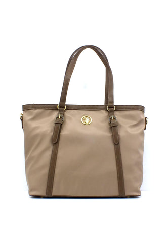 U.S. POLO ASSN. Houston Borsa Shopping Light Taupe BIUHU6050WIP547 - Sandrini Calzature e Abbigliamento