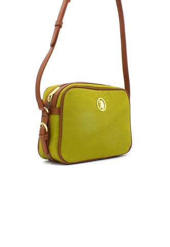 U.S. POLO ASSN. Houston Tracolla Crossbody Green Tan BIUHU6054WIPG07 - Sandrini Calzature e Abbigliamento