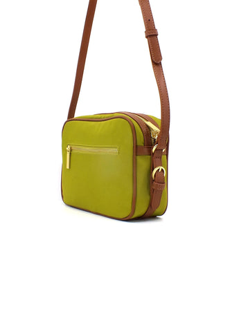 U.S. POLO ASSN. Houston Tracolla Crossbody Green Tan BIUHU6054WIPG07 - Sandrini Calzature e Abbigliamento