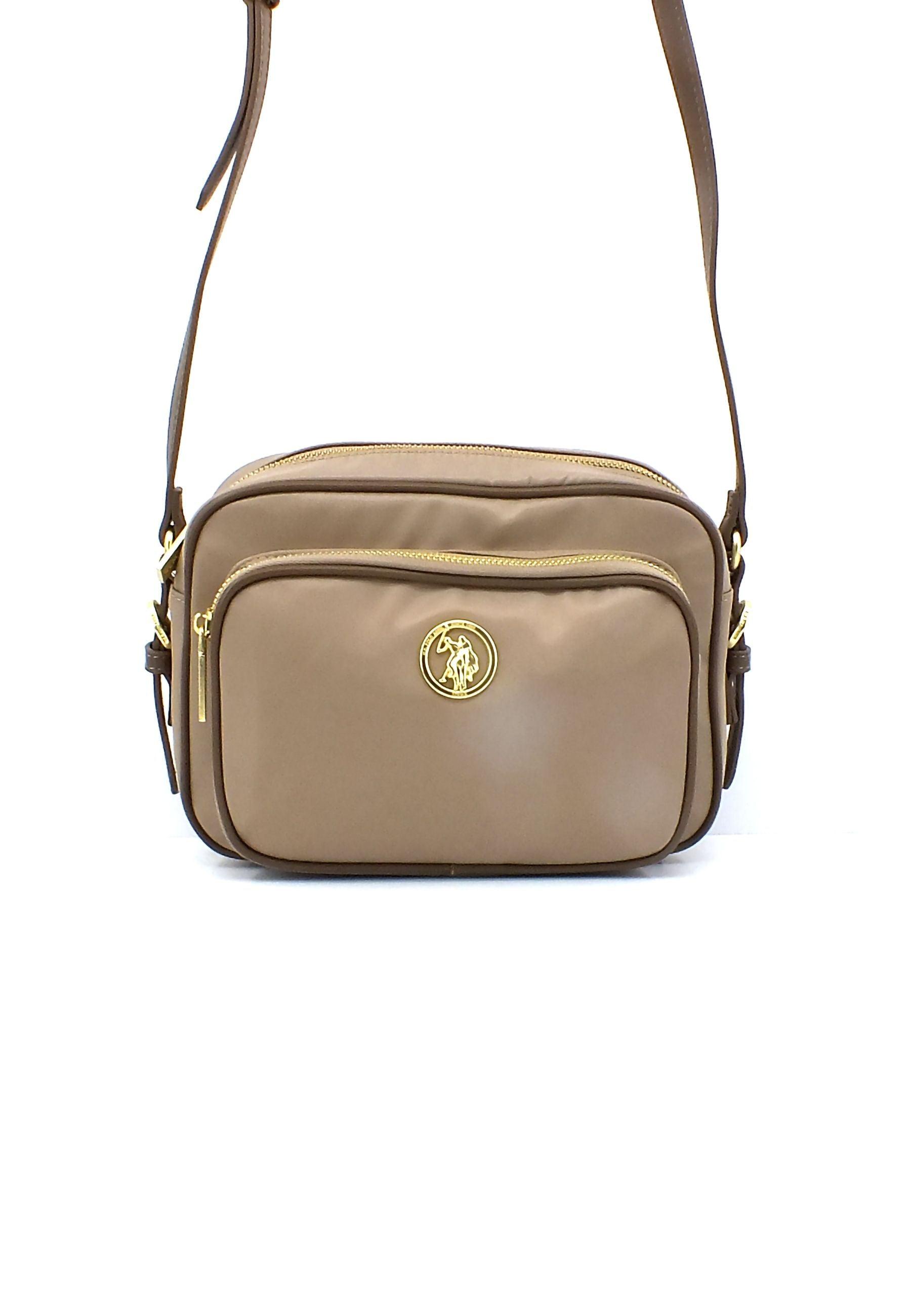 U.S. POLO ASSN. Houston Tracolla Crossbody Light Taupe BEUHU6055WIP547 - Sandrini Calzature e Abbigliamento